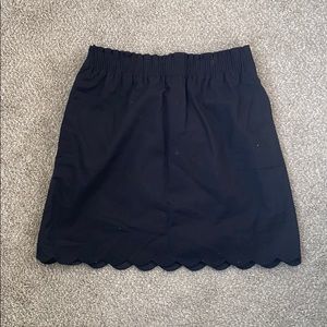 never worn j crew factory scalloped hem skirt